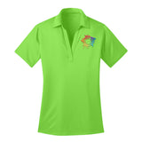 Port Authority Ladies Silk Touch 100% Polyester Performance Polo T-Shirt Embroidery - Mato & Hash