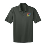 Port Authority Men's Silk Touch 100% Polyester Performance Polo T-Shirt Embroidery - Mato & Hash