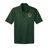 Port Authority Men's Silk Touch 100% Polyester Performance Polo T-Shirt Embroidery - Mato & Hash
