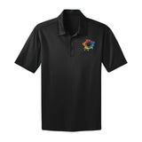 Port Authority Men's Silk Touch 100% Polyester Performance Polo T-Shirt Embroidery