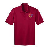 Port Authority Men's Silk Touch 100% Polyester Performance Polo T-Shirt Embroidery - Mato & Hash