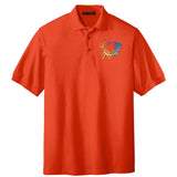 Port Authority Men's Silk Touch Polyester/Cotton Blend Polo T-Shirt Embroidery - Mato & Hash