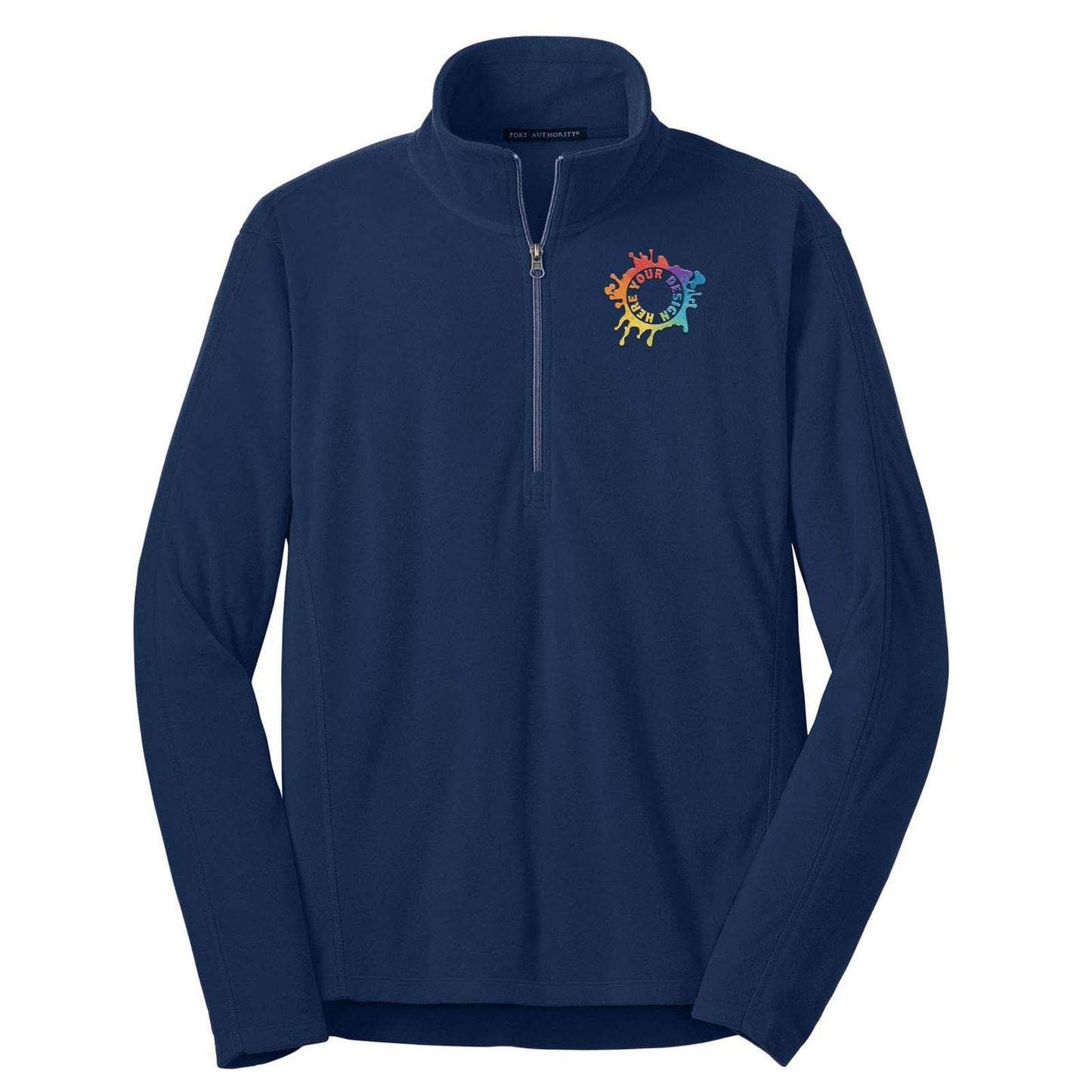 Port Authority® Microfleece 1/2-Zip Pullover Embroidery - Mato & Hash
