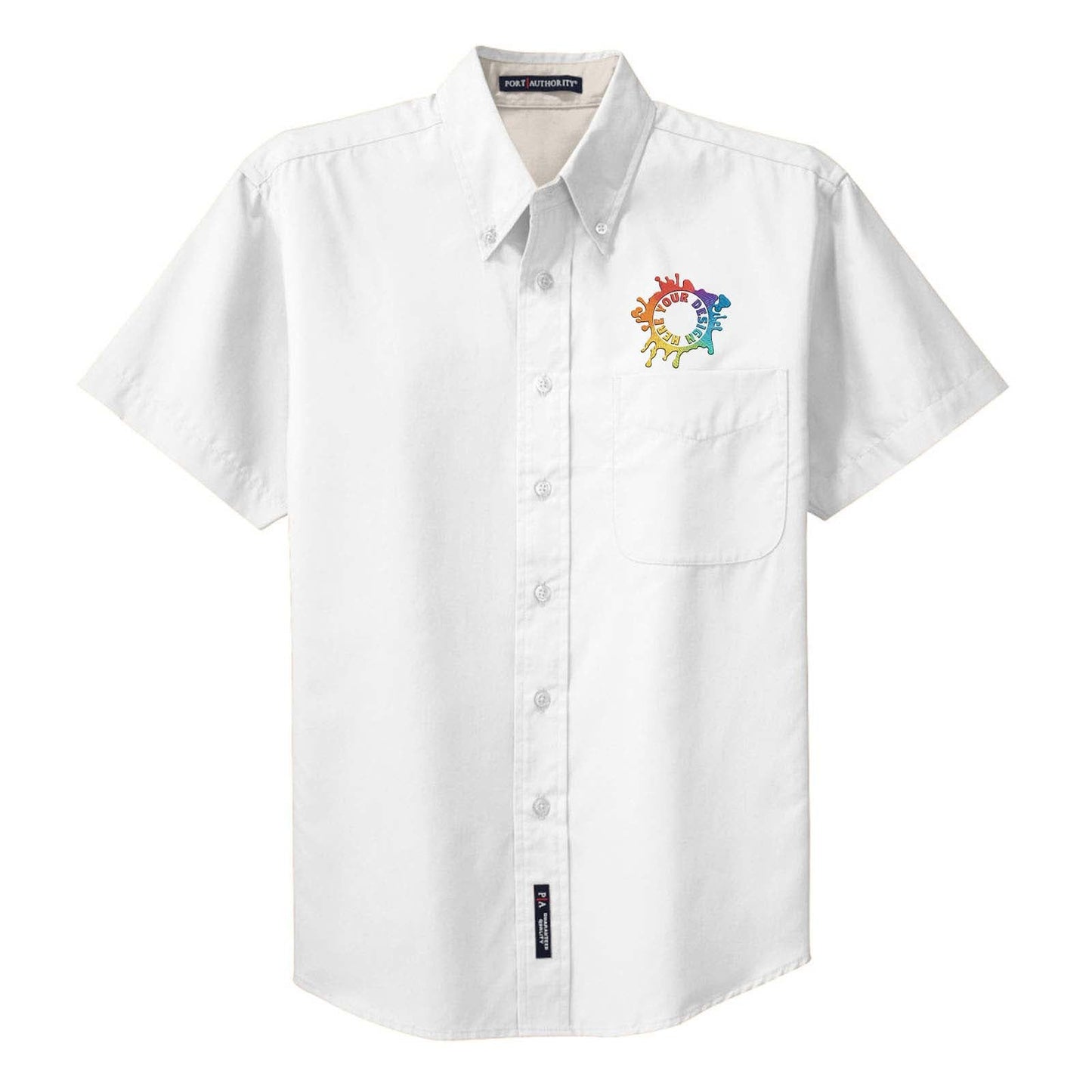 Port Authority® Short Sleeve Easy Care Shirt Embroidery - Mato & Hash