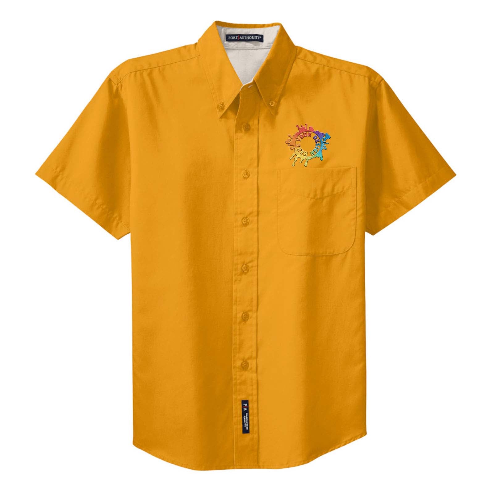 Port Authority® Short Sleeve Easy Care Shirt Embroidery - Mato & Hash