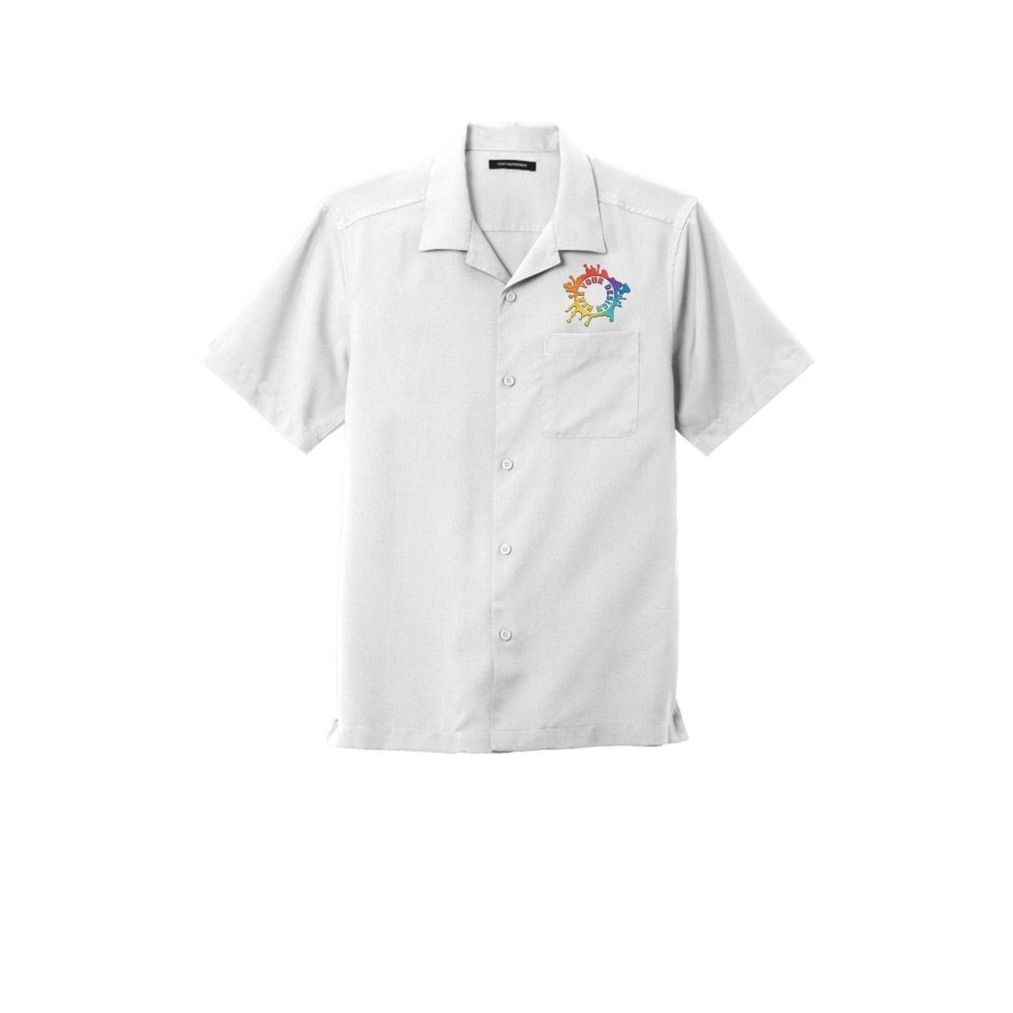 Port Authority ® Short Sleeve Performance Staff Shirt Embroidery - Mato & Hash