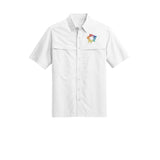 Port Authority® Short Sleeve UV Daybreak Shirt Embroidery - Mato & Hash