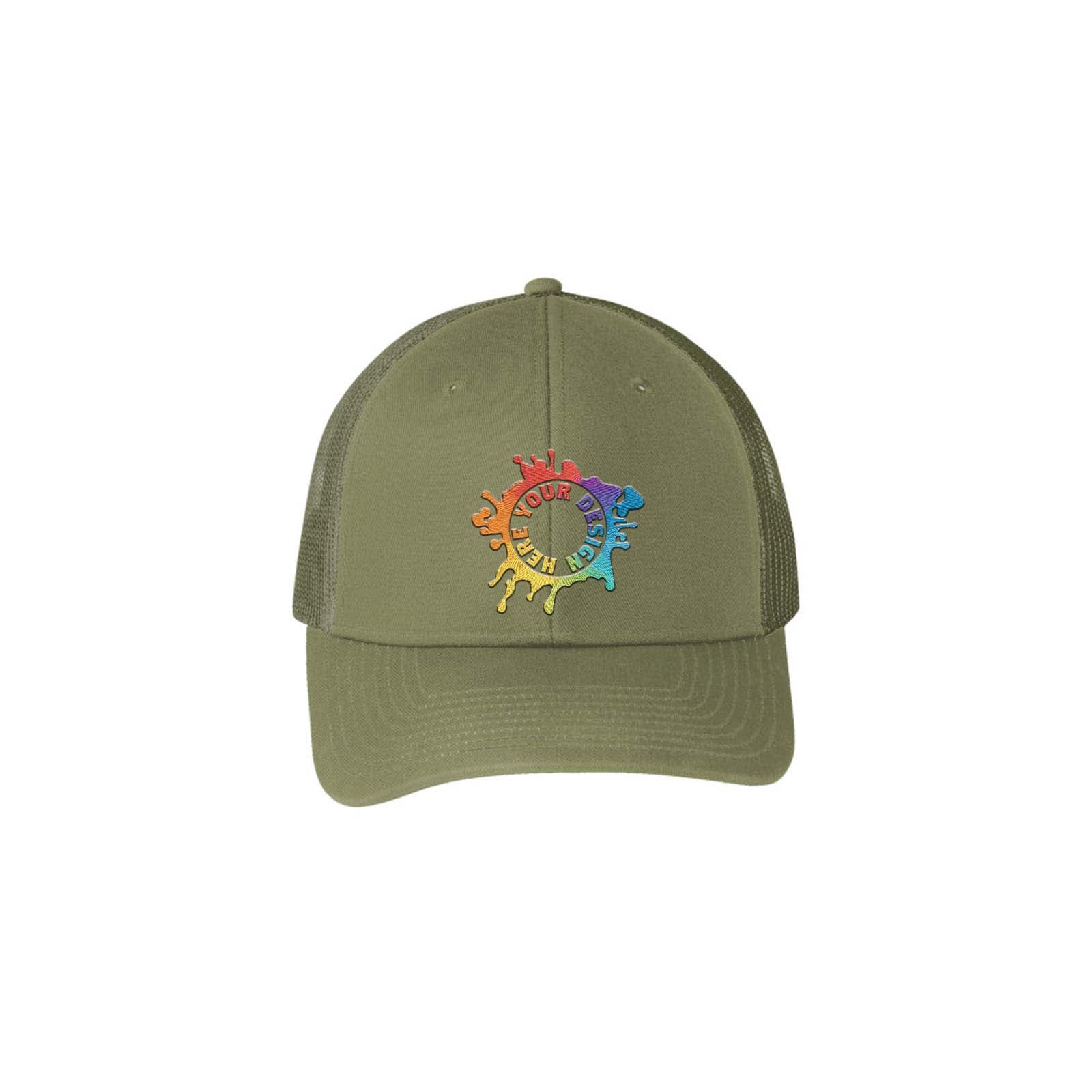 Port Authority® Snapback Trucker Cap Embroidery - Mato & Hash
