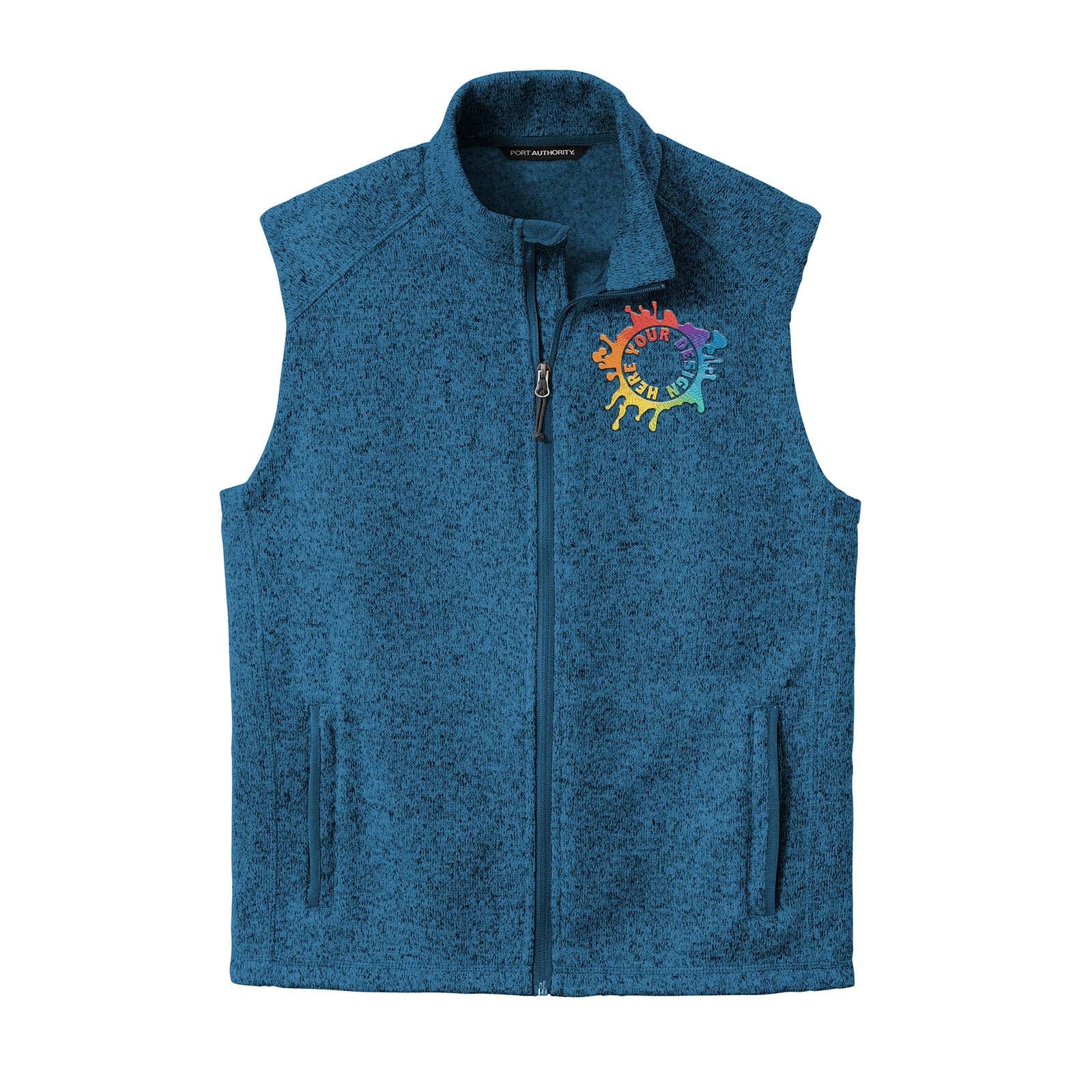 Port Authority ® Sweater Fleece Vest Embroidery - Mato & Hash