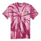Port & Company 100% Cotton Unisex Tie-Dye T-Shirt Embroidery - Mato & Hash