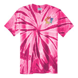 Port & Company 100% Cotton Unisex Tie-Dye T-Shirt Embroidery - Mato & Hash
