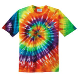 Port & Company 100% Cotton Unisex Tie-Dye T-Shirt Embroidery - Mato & Hash