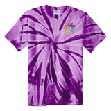 Port & Company 100% Cotton Unisex Tie-Dye T-Shirt Embroidery - Mato & Hash