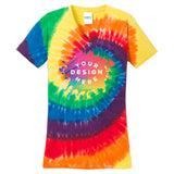 Port & Company 100% Cotton Women's Tie-Dye V-Neck T-Shirt