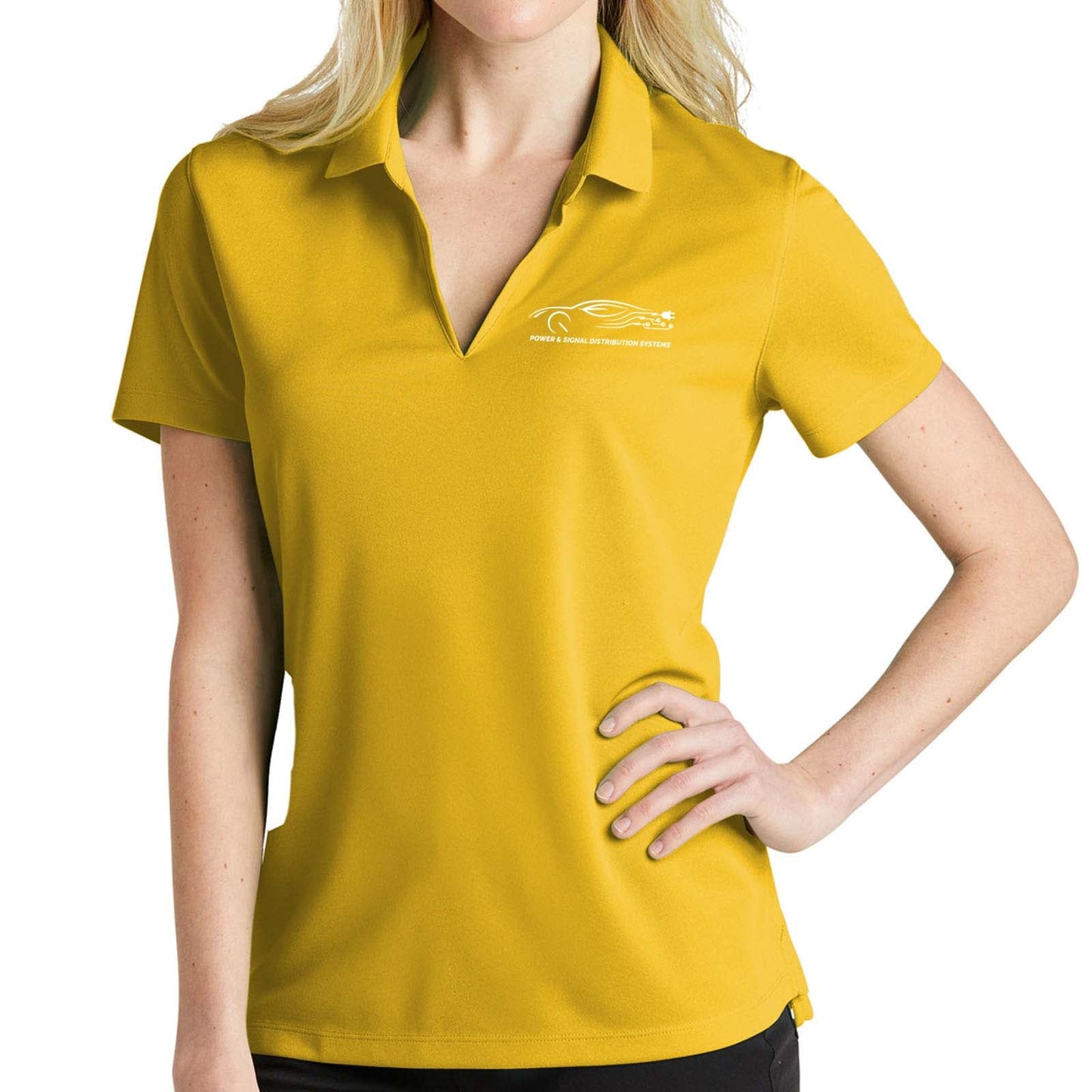 Power & Signal Nike Ladies Dri-FIT Micro Pique 2.0 Polo - Mato & Hash