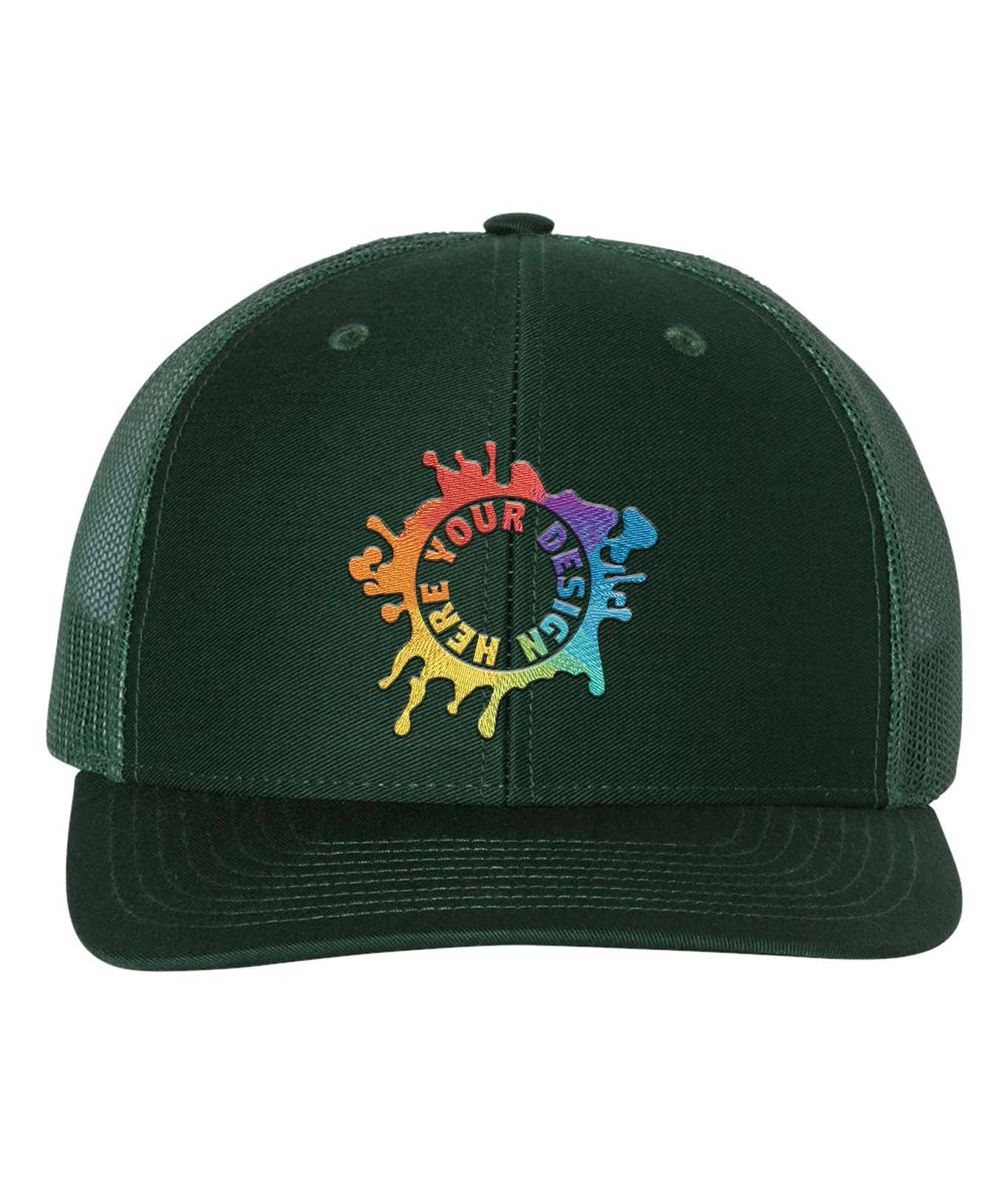 Richardson 112 Adjustable Snapback Trucker Cap Embroidery - Mato & Hash