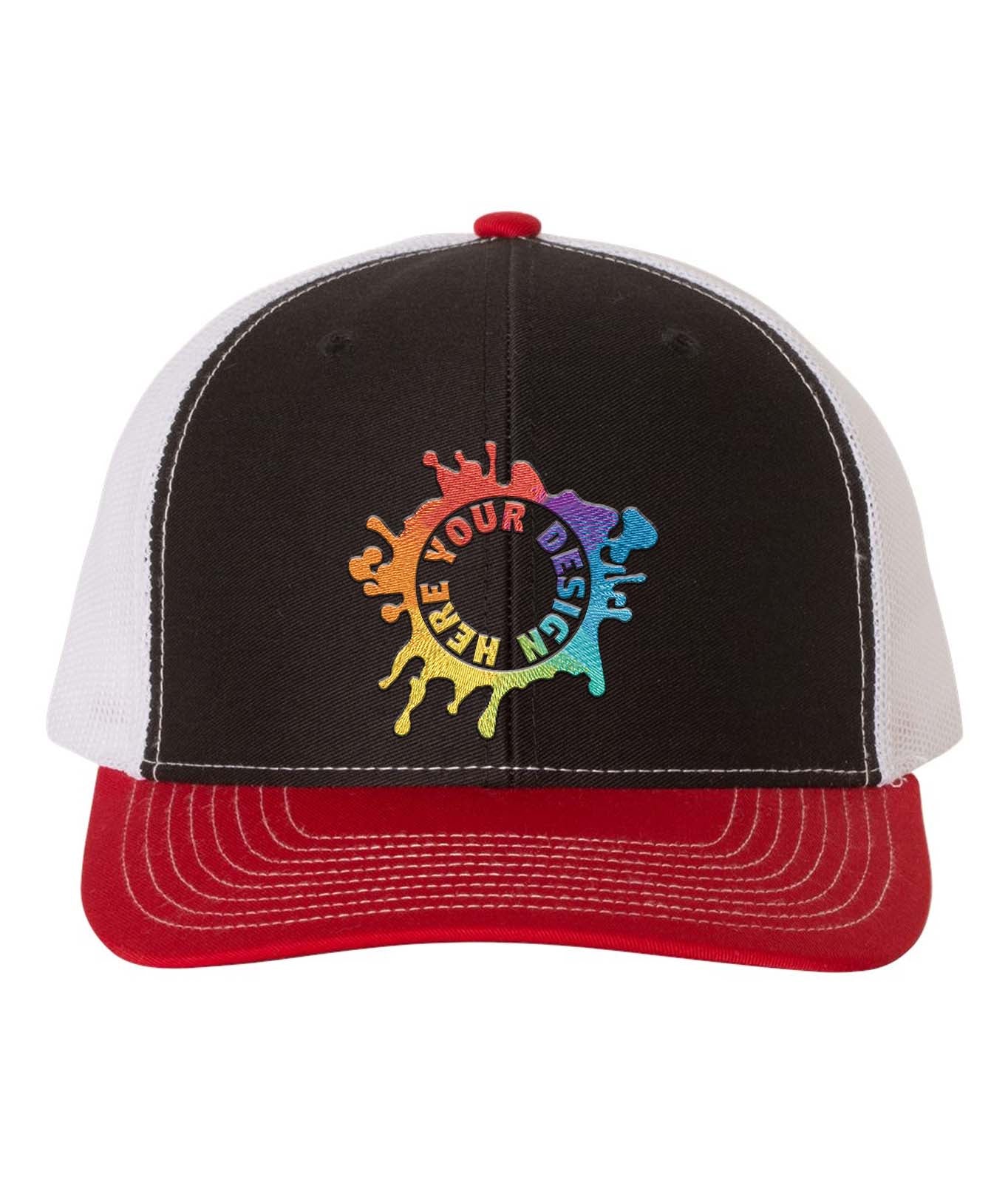Richardson 112 Adjustable Snapback Trucker Cap Embroidery - Mato & Hash