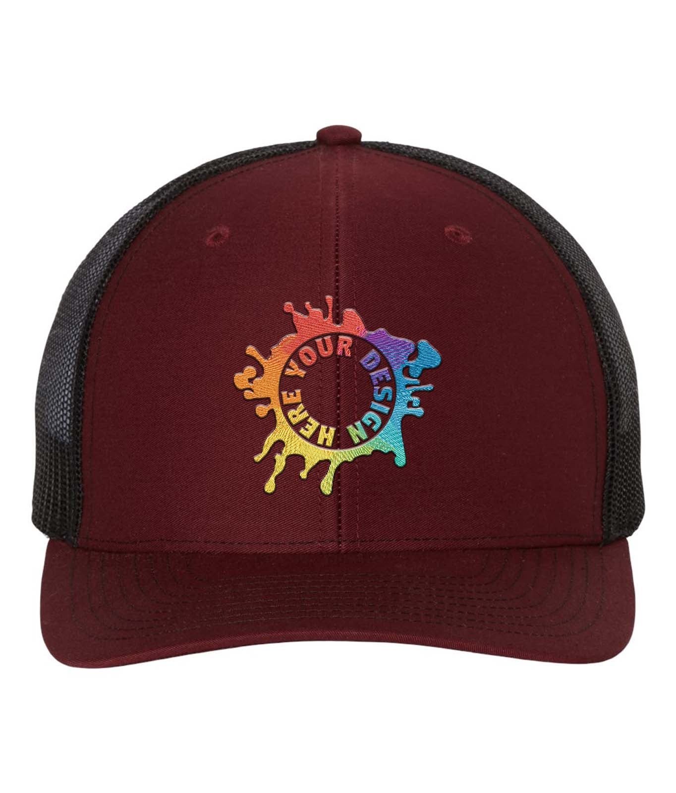 Richardson 112 Adjustable Snapback Trucker Cap Embroidery - Mato & Hash