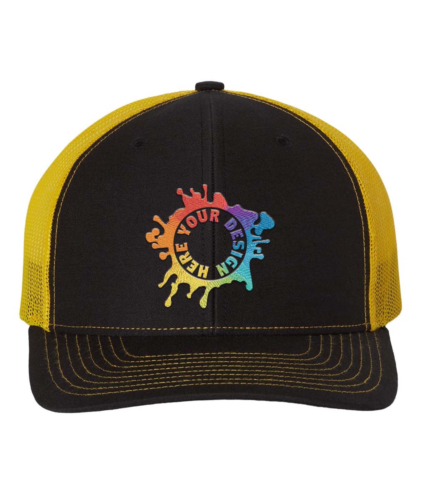 Richardson 112 Adjustable Snapback Trucker Cap Embroidery - Mato & Hash