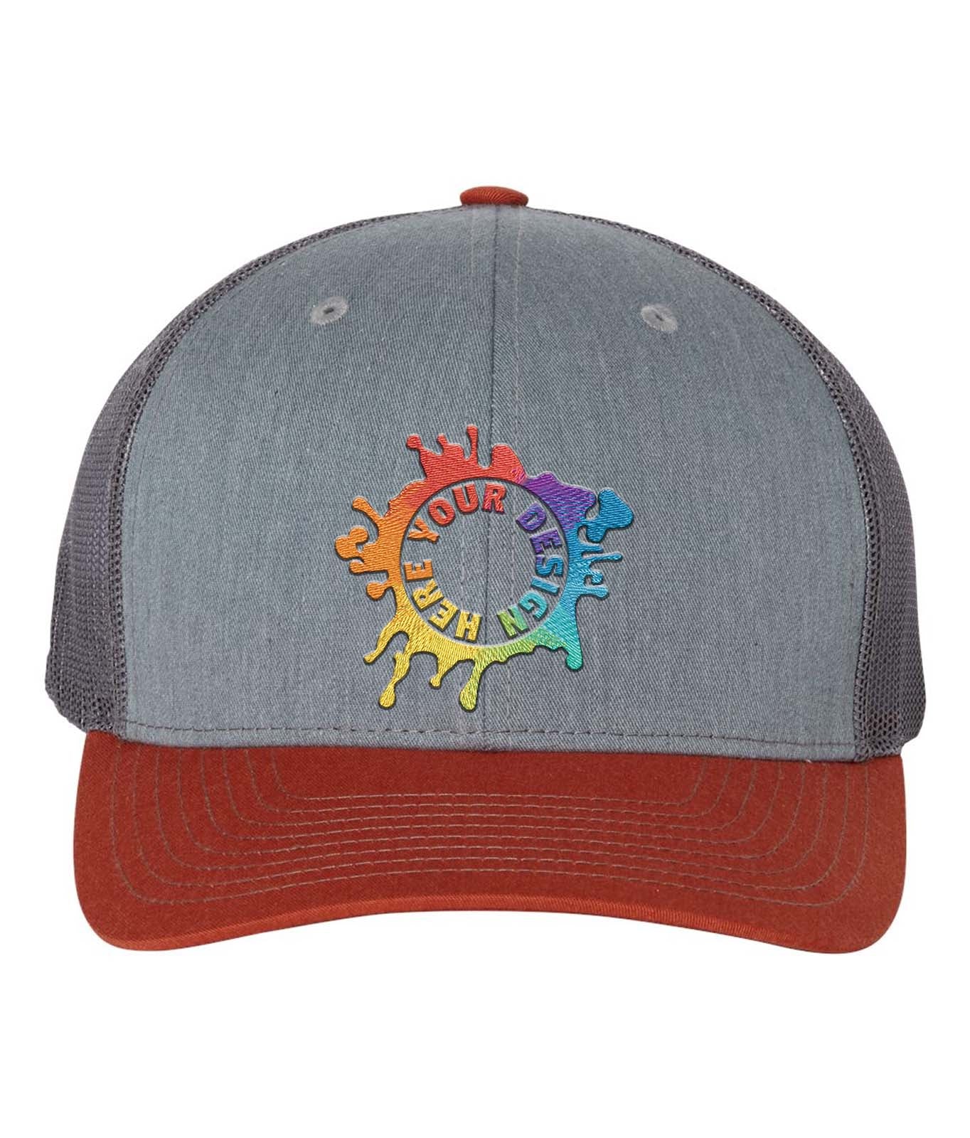 Richardson 112 Adjustable Snapback Trucker Cap Embroidery - Mato & Hash