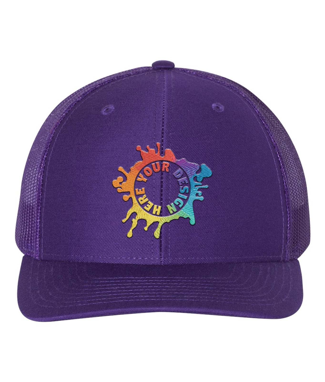 Richardson 112 Adjustable Snapback Trucker Cap Embroidery - Mato & Hash