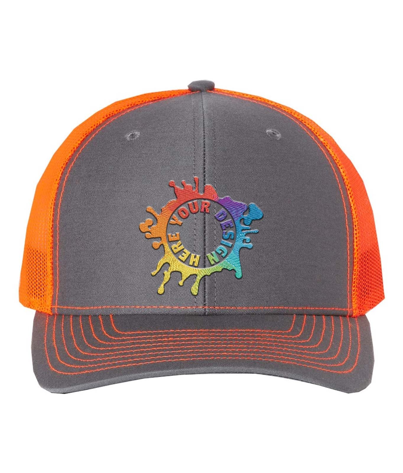 Richardson 112 Adjustable Snapback Trucker Cap Embroidery - Mato & Hash