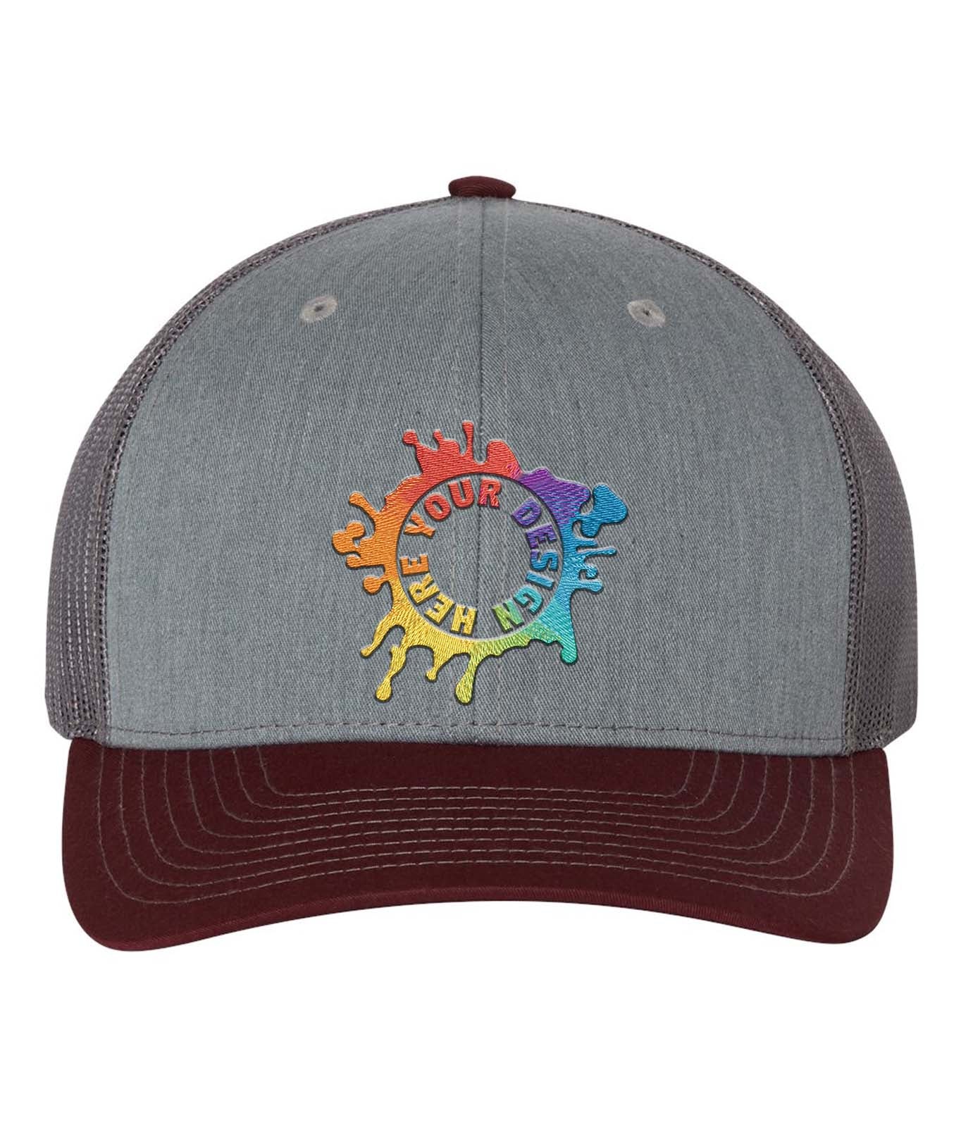 Richardson 112 Adjustable Snapback Trucker Cap Embroidery - Mato & Hash