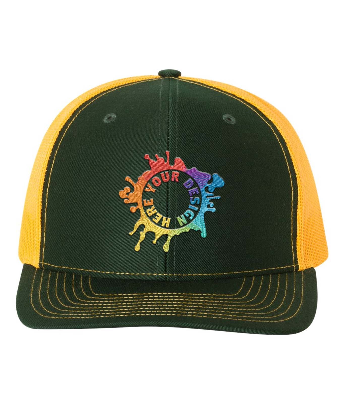 Richardson 112 Adjustable Snapback Trucker Cap Embroidery - Mato & Hash