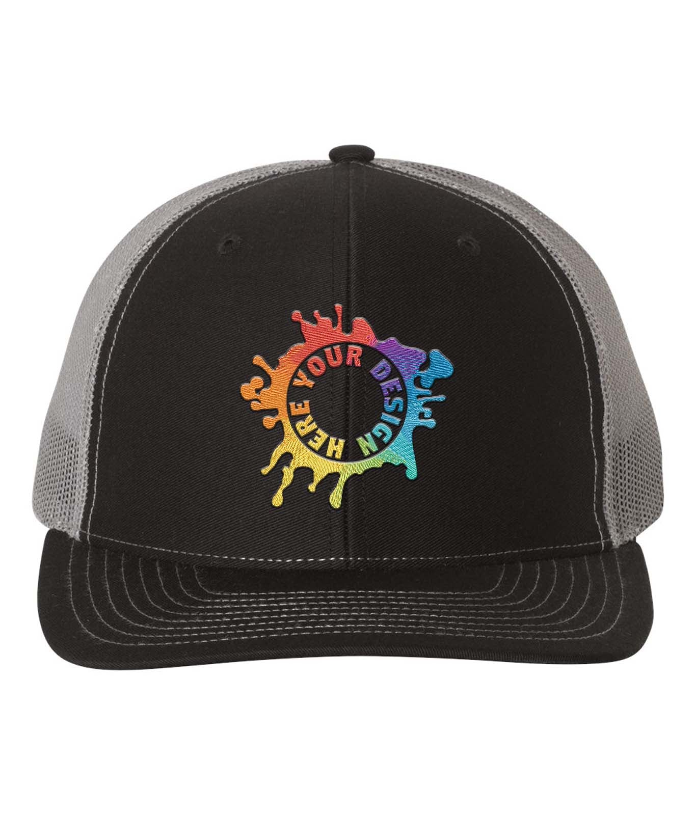 Richardson 112 Adjustable Snapback Trucker Cap Embroidery - Mato & Hash