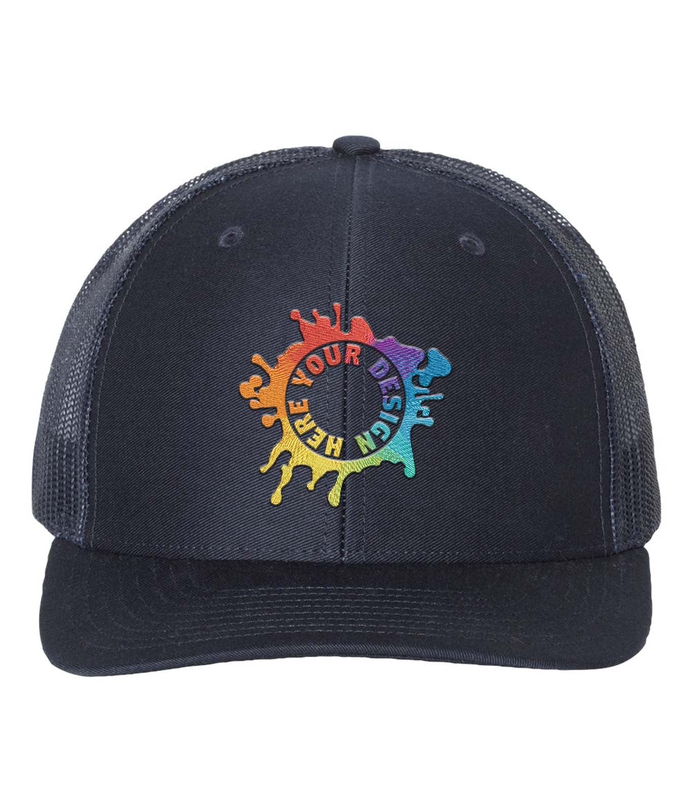 Richardson 112 Adjustable Snapback Trucker Cap Embroidery - Mato & Hash