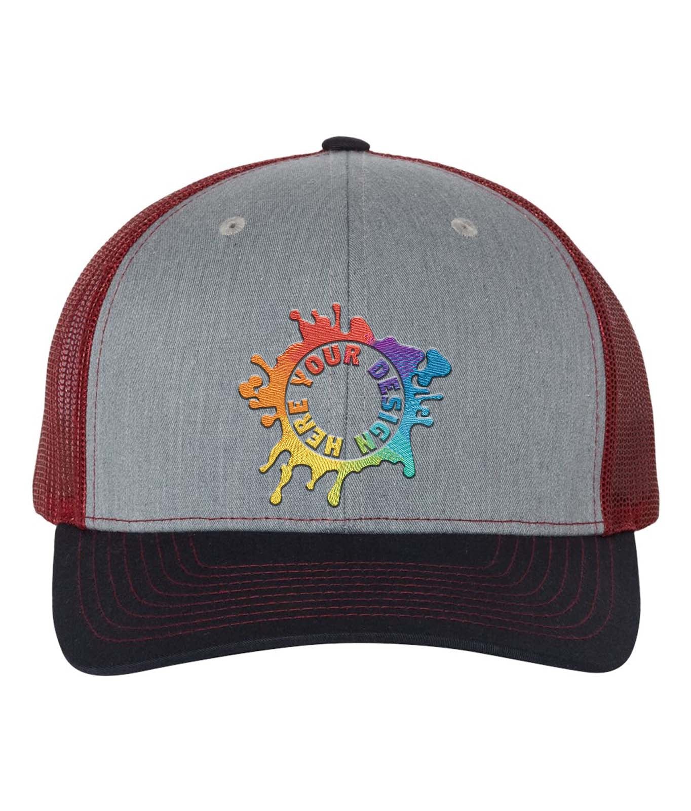 Richardson 112 Adjustable Snapback Trucker Cap Embroidery - Mato & Hash