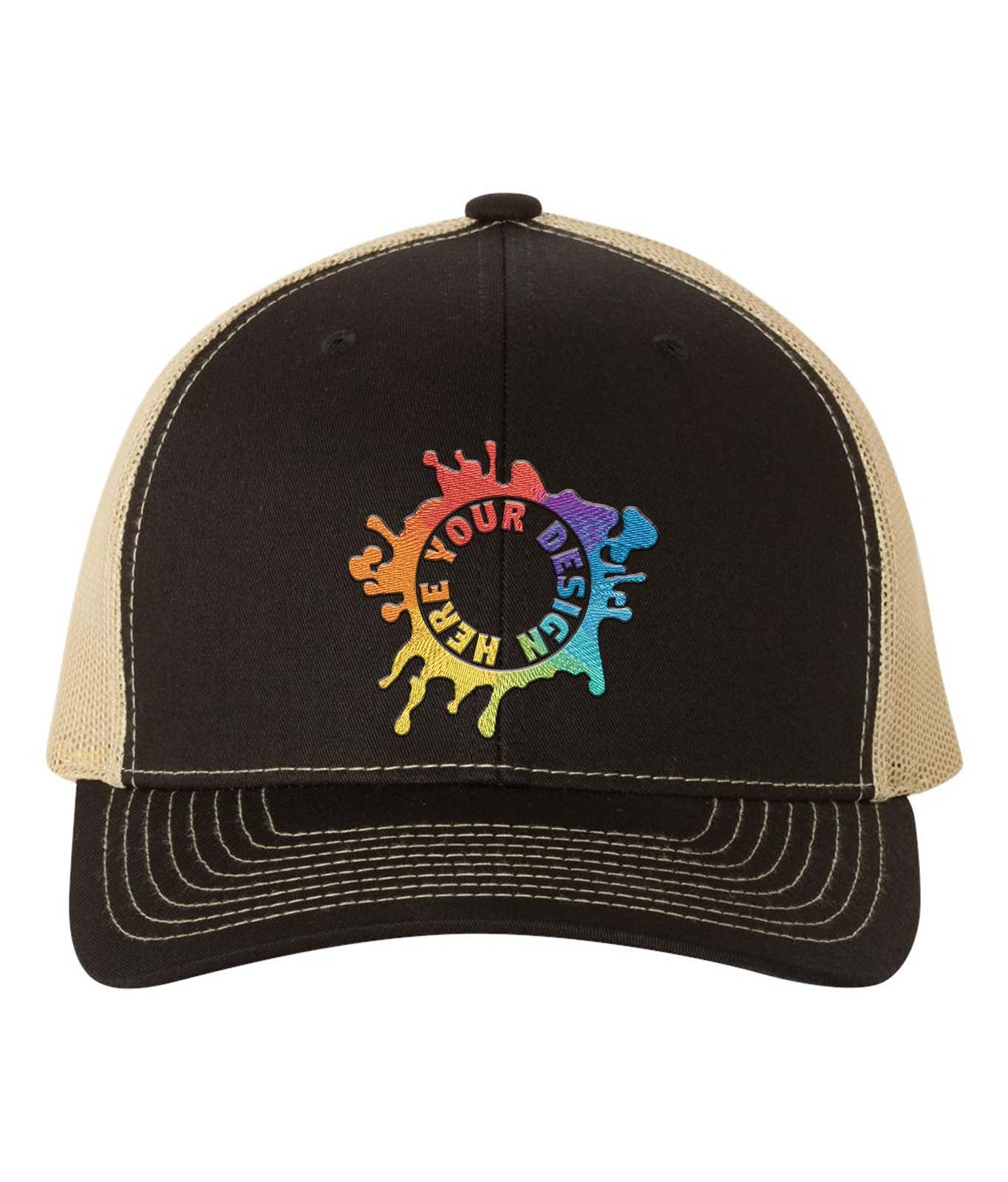 Richardson 112 Adjustable Snapback Trucker Cap Embroidery - Mato & Hash