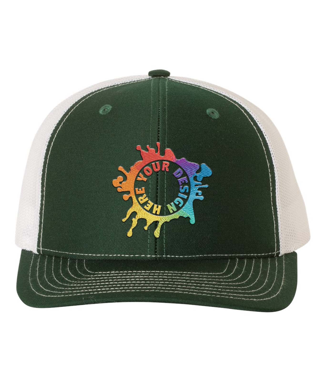 Richardson 112 Adjustable Snapback Trucker Cap Embroidery - Mato & Hash