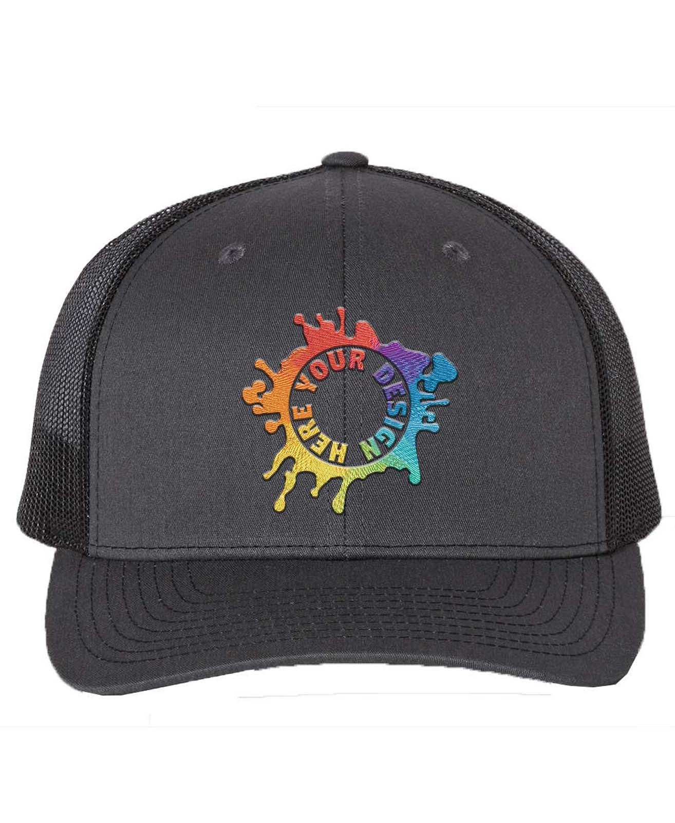 Richardson 112 Adjustable Snapback Trucker Cap Embroidery - Mato & Hash