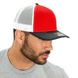 Richardson 112 Adjustable Snapback Trucker Cap Embroidery - Mato & Hash