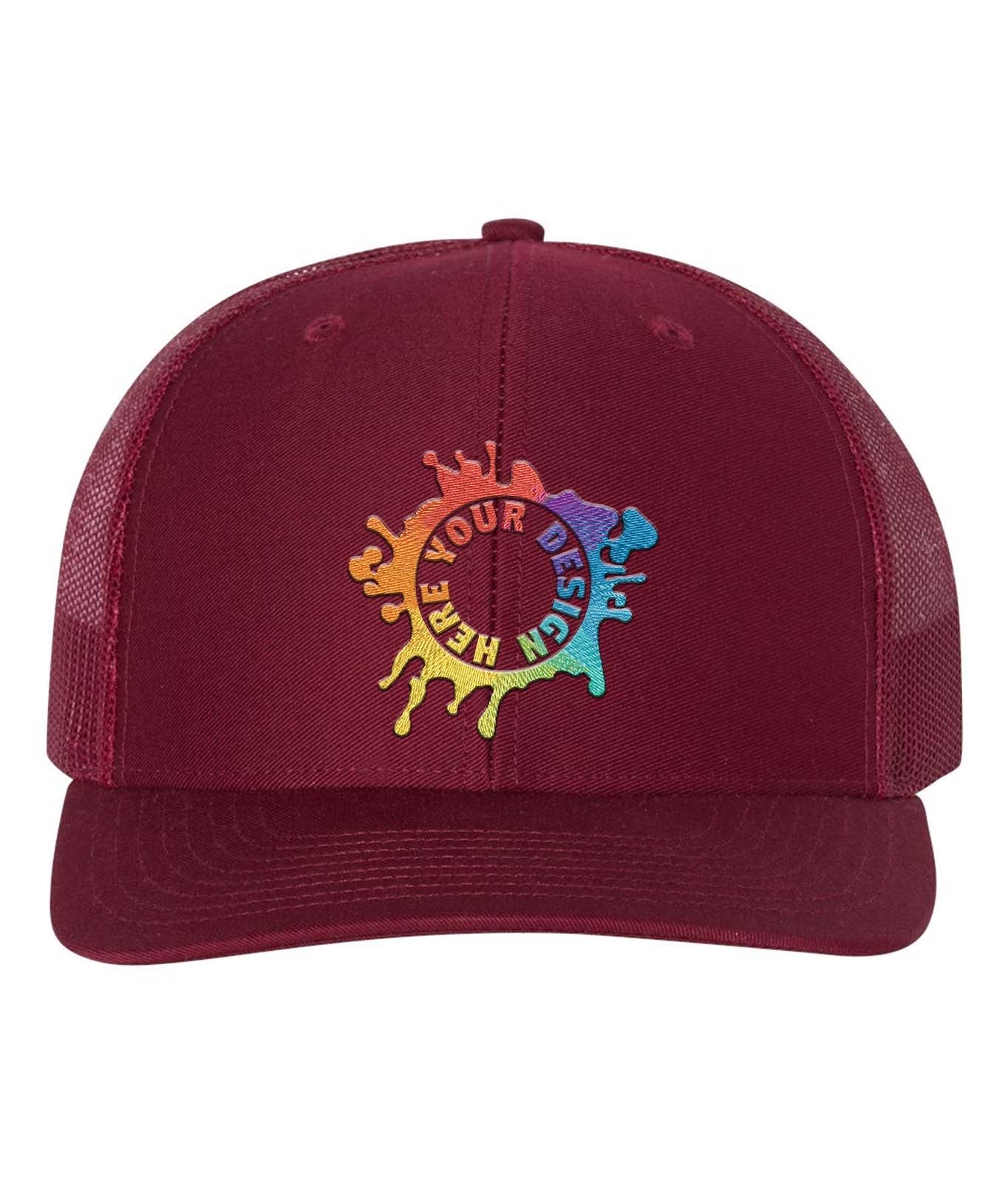 Richardson 112 Adjustable Snapback Trucker Cap Embroidery - Mato & Hash