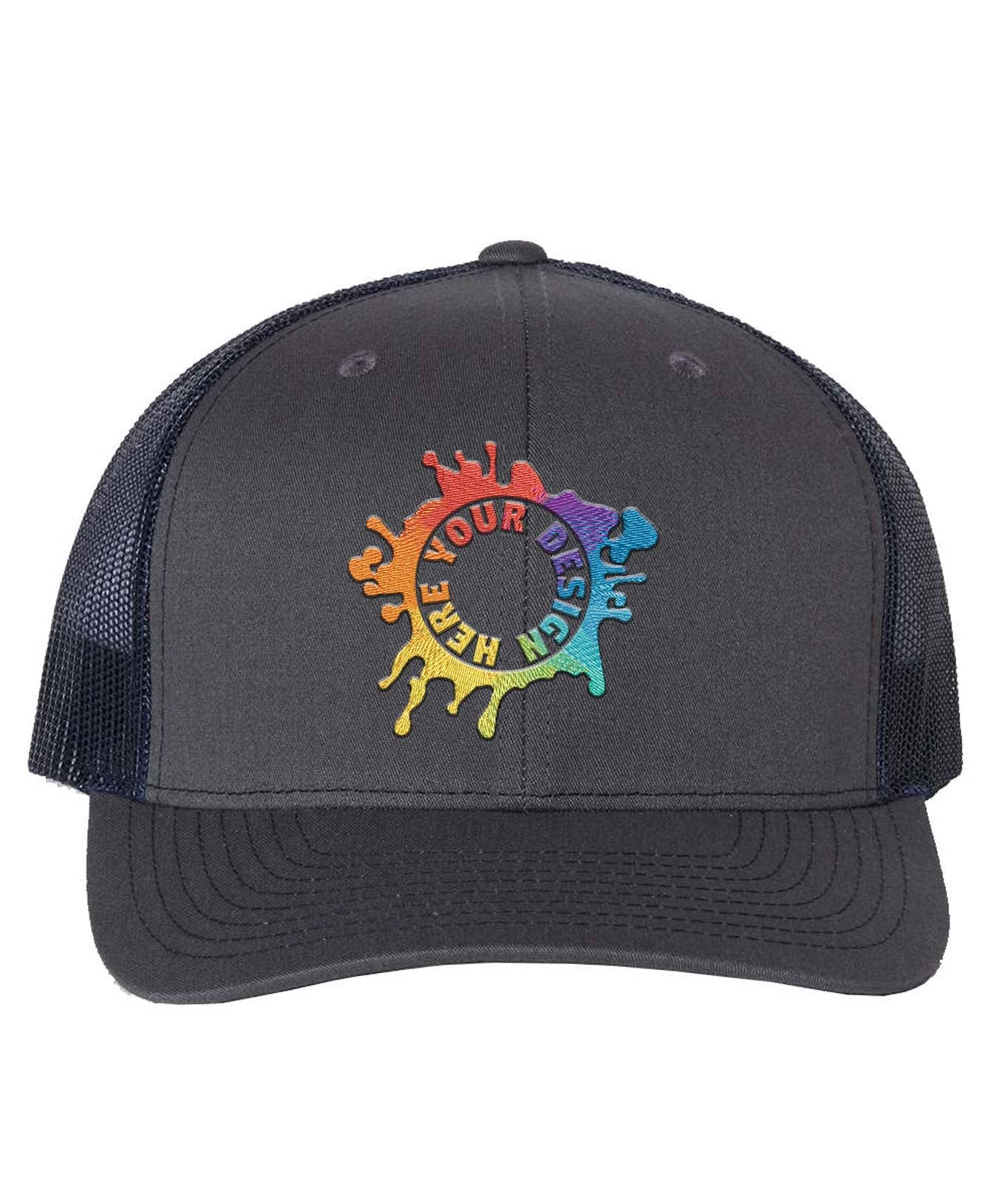 Richardson 112 Adjustable Snapback Trucker Cap Embroidery - Mato & Hash