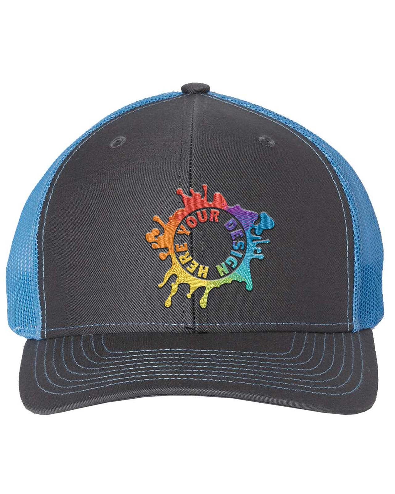 Richardson 112 Adjustable Snapback Trucker Cap Embroidery - Mato & Hash