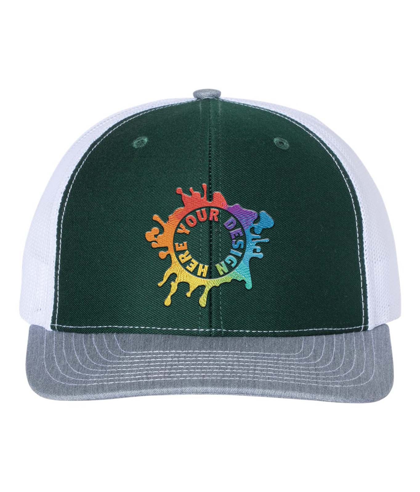 Richardson 112 Adjustable Snapback Trucker Cap Embroidery - Mato & Hash