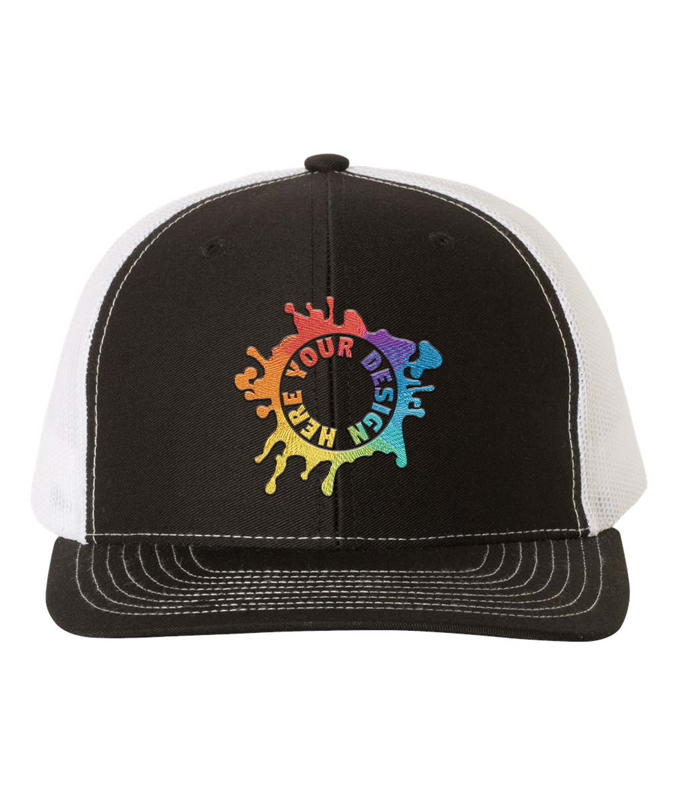 Richardson 112 Adjustable Snapback Trucker Cap Embroidery - Mato & Hash