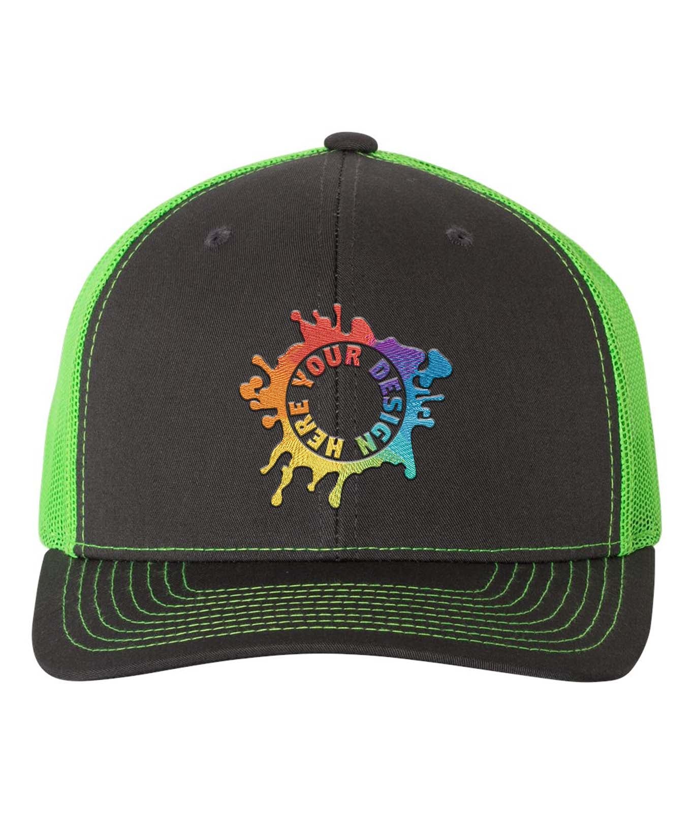 Richardson 112 Adjustable Snapback Trucker Cap Embroidery - Mato & Hash