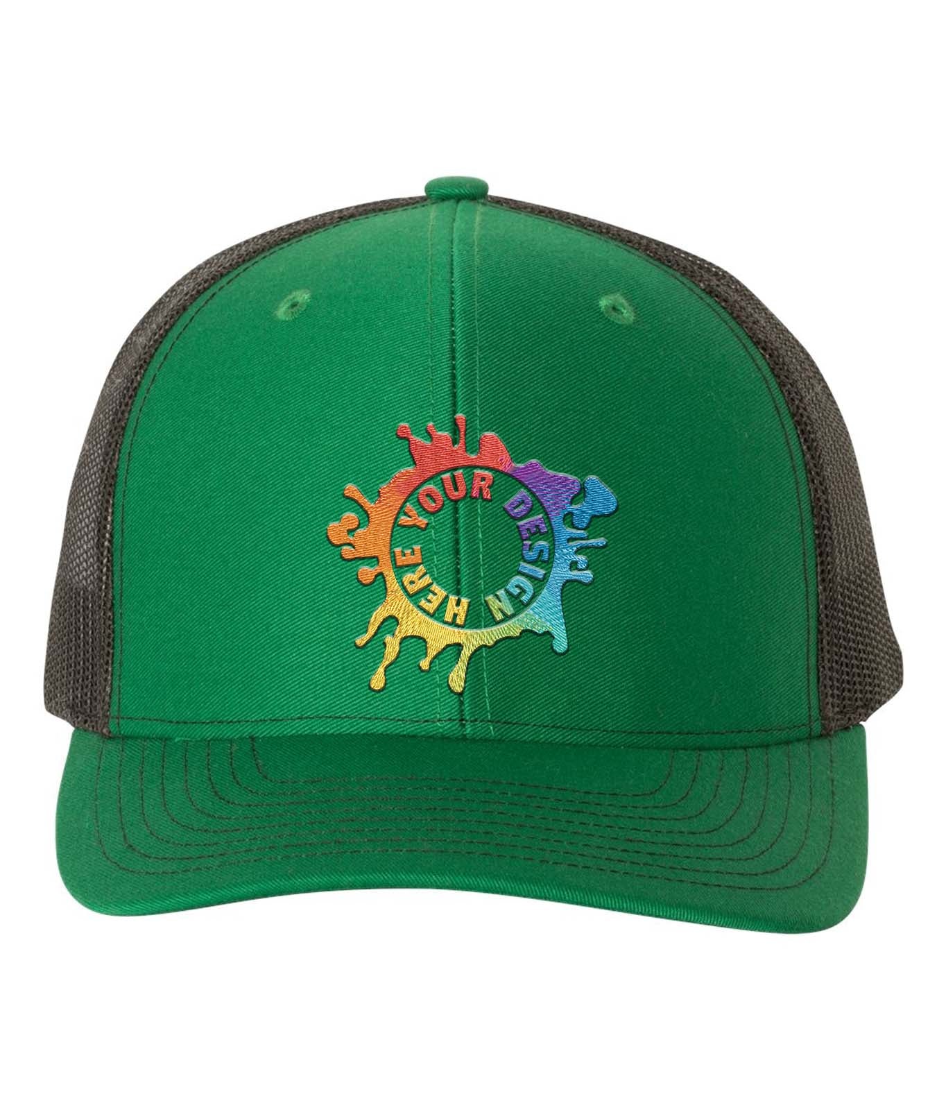 Richardson 112 Adjustable Snapback Trucker Cap Embroidery - Mato & Hash