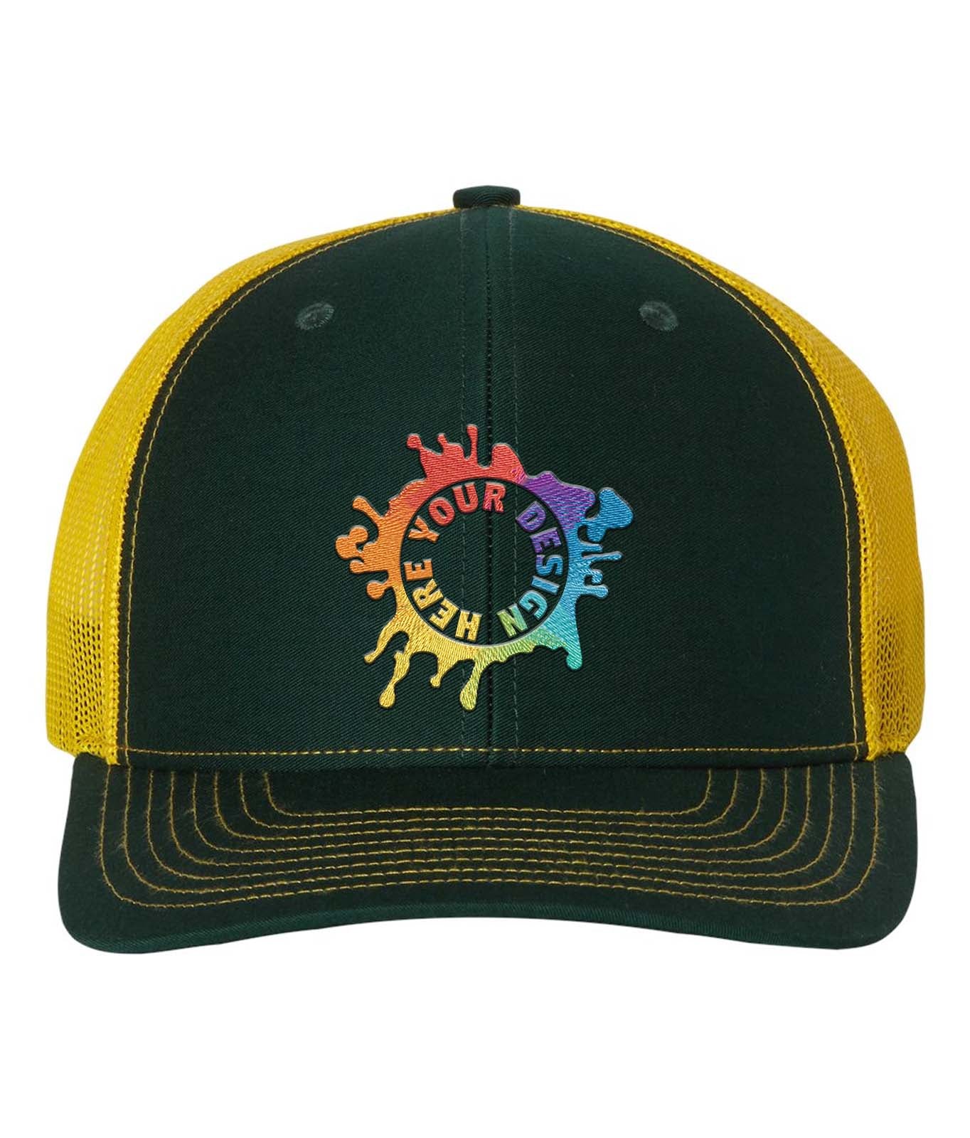 Richardson 112 Adjustable Snapback Trucker Cap Embroidery - Mato & Hash