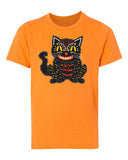 Scary Cat Kids Halloween T Shirts - Mato & Hash