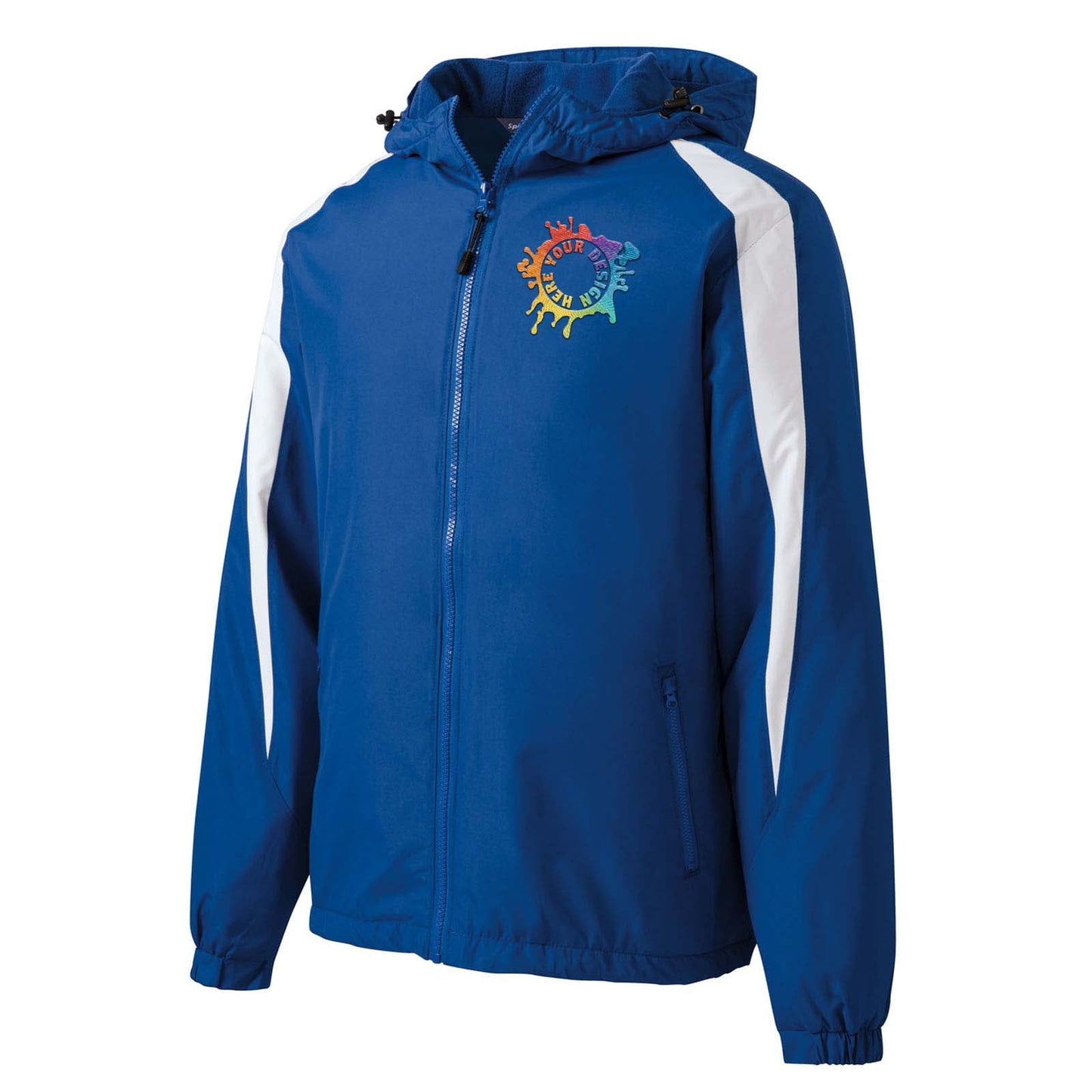 Sport-Tek® Fleece-Lined Colorblock Jacket Embroidery - Mato & Hash