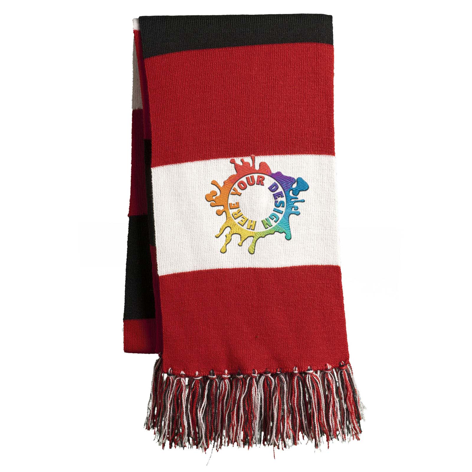 Sport-Tek® Spectator Scarf Embroidery - Mato & Hash