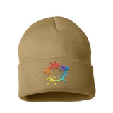 Sportsman Solid 12" Cuffed Beanie Embroidery - Mato & Hash