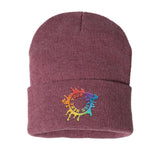 Sportsman Solid 12" Cuffed Beanie Embroidery - Mato & Hash