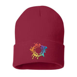 Sportsman Solid 12" Cuffed Beanie Embroidery - Mato & Hash