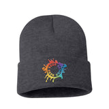 Sportsman Solid 12" Cuffed Beanie Embroidery - Mato & Hash